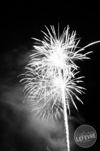 Lindsey LeFevre Personal Style Series: American Motorcycle. Jackson Hole Fireworks. Black and white photograph.