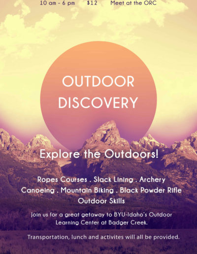 Outdoor Activities Poster